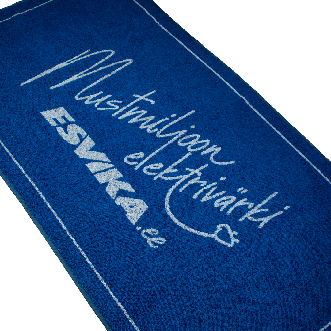 Terry towel with Esvika knitted logo.