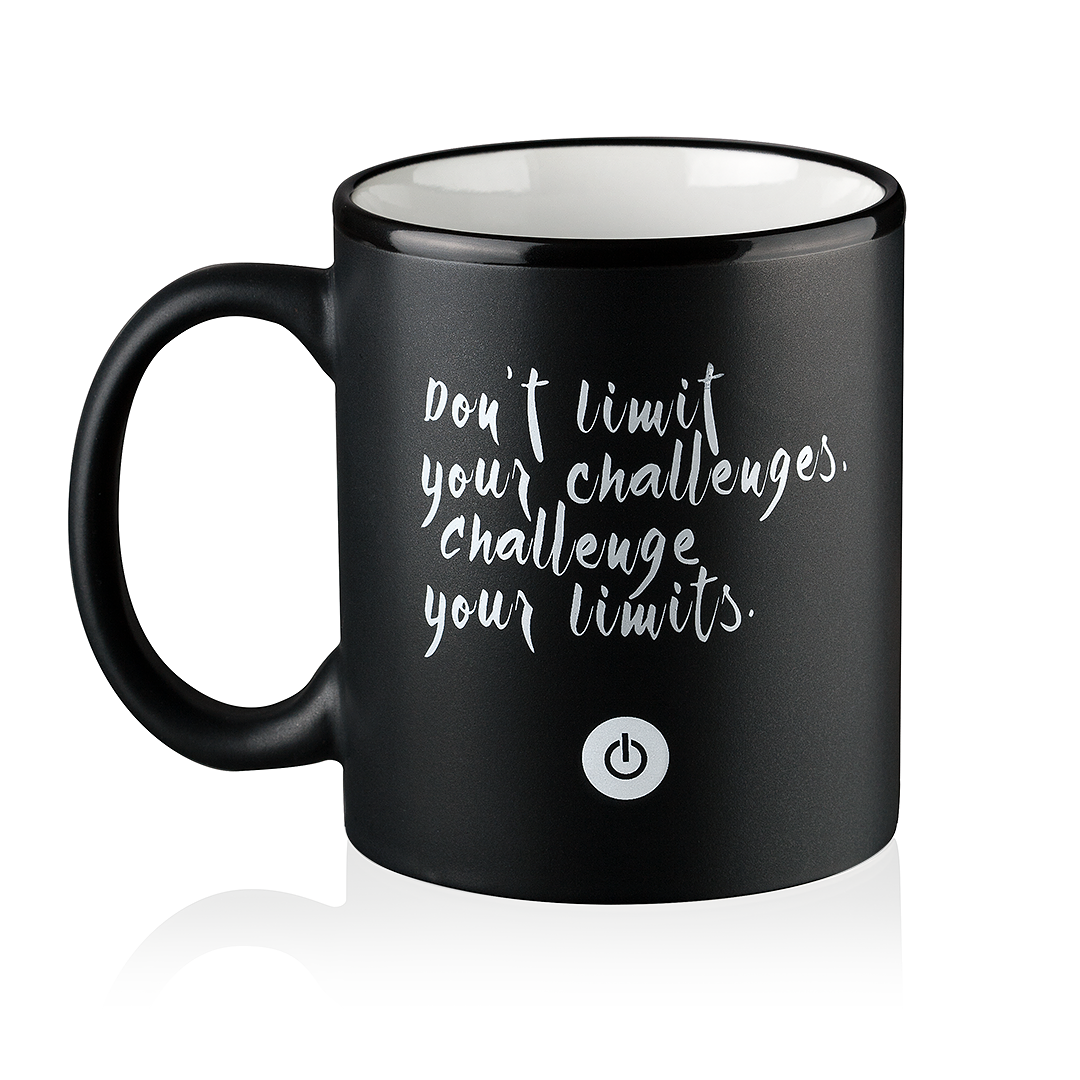 Toggl round print mug.